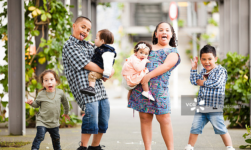 来自新西兰的家庭图片素材