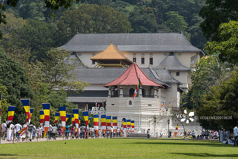 斯里兰卡康提佛牙寺图片素材