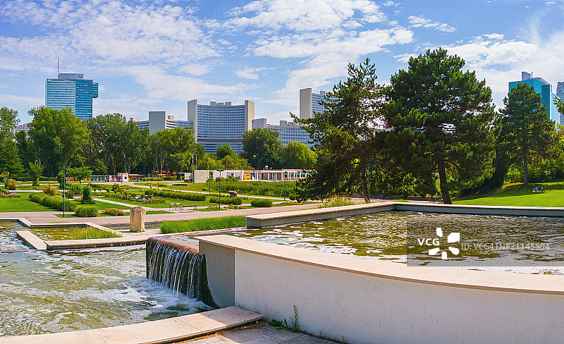 奥地利维也纳多瑙公园图片素材