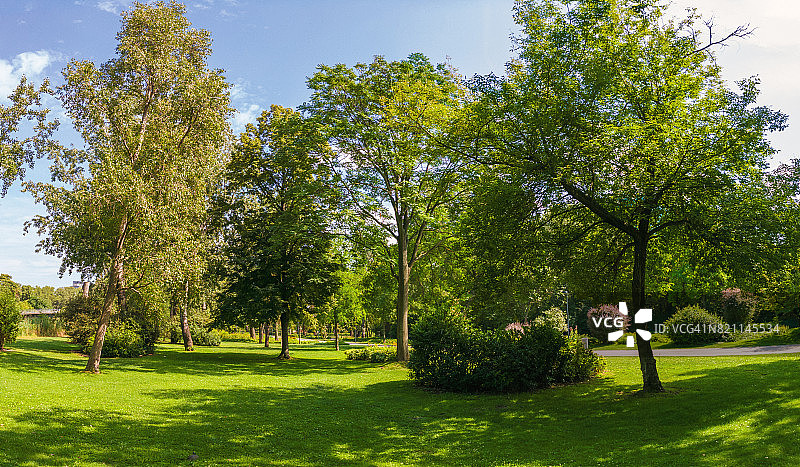 奥地利维也纳多瑙公园图片素材