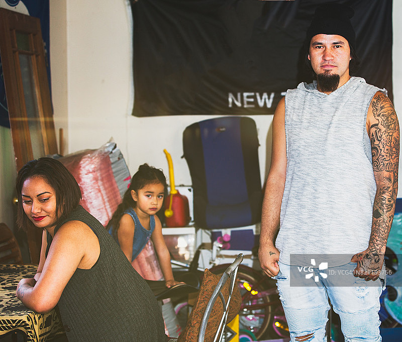 来自新西兰的家庭图片素材