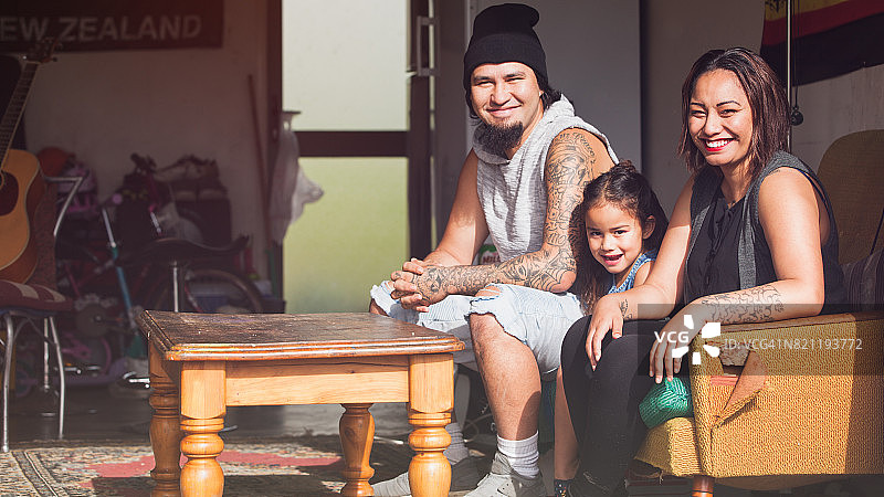 来自新西兰的家庭图片素材