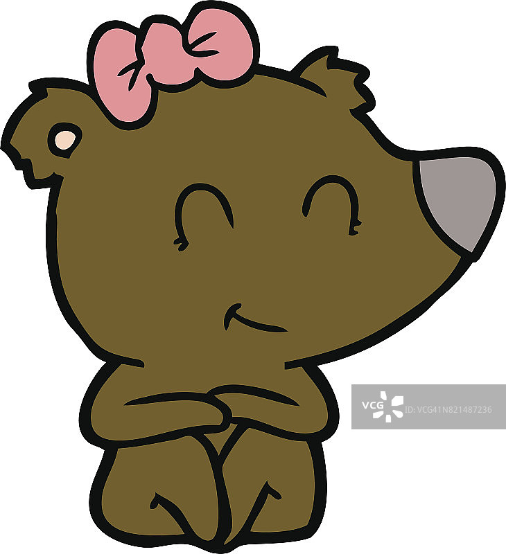卡通母熊图片素材