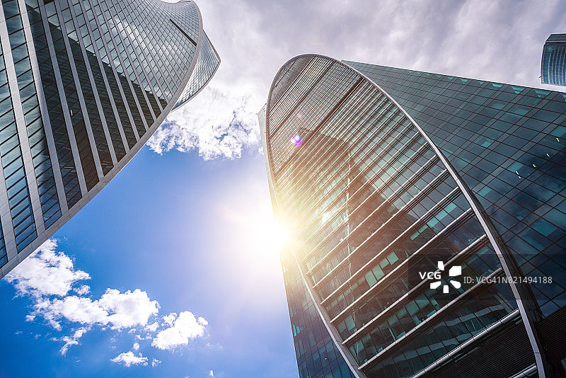 金融区的摩天大楼图片素材