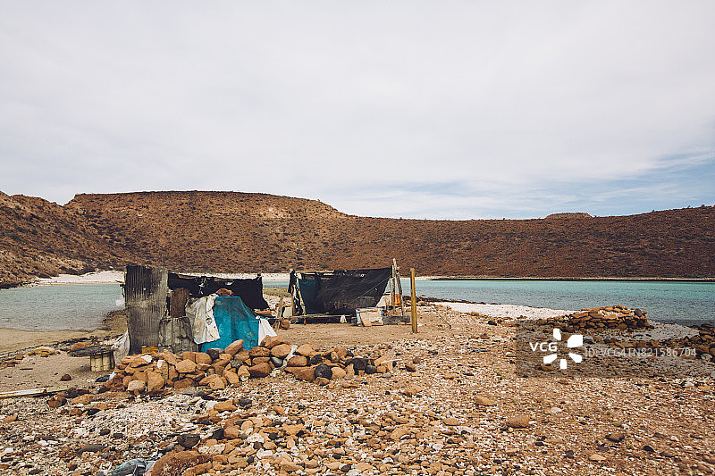 圣灵岛渔民营地图片素材