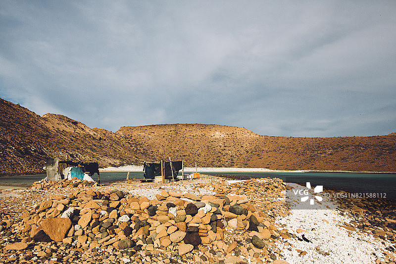 渔民营地图片素材