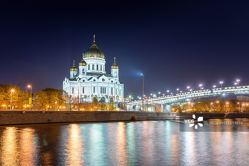 救世主基督大教堂，莫斯科宗主教桥俄罗斯图片素材