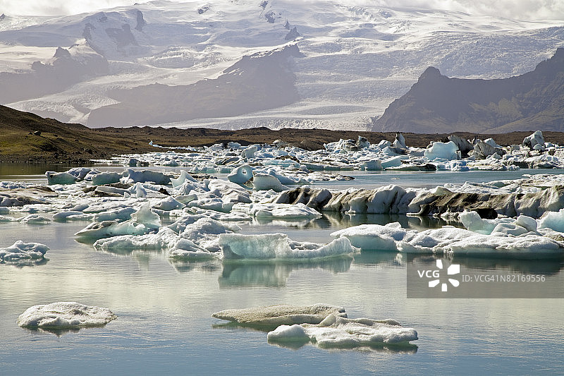 杰古沙龙冰川景观图片素材
