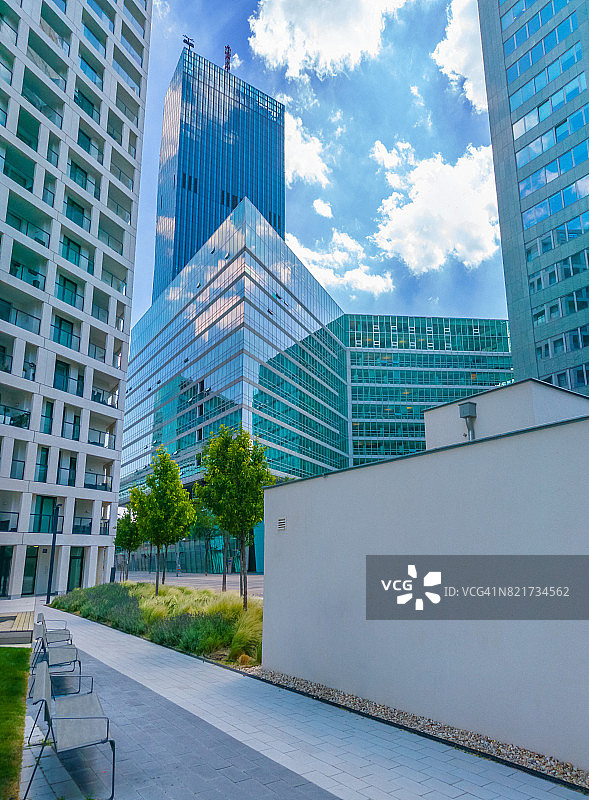 维也纳现代街区图片素材