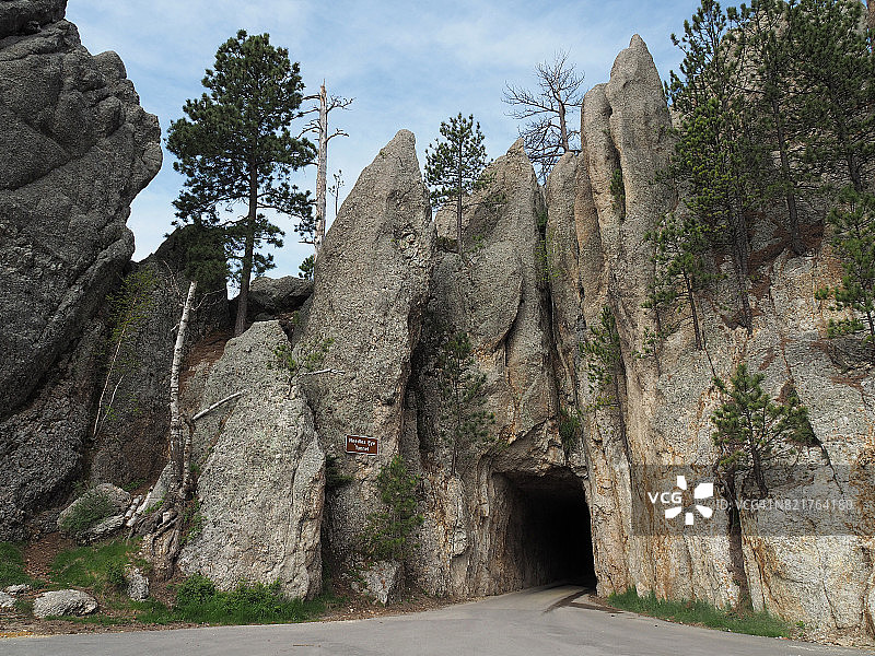 南达科他州的针眼隧道图片素材