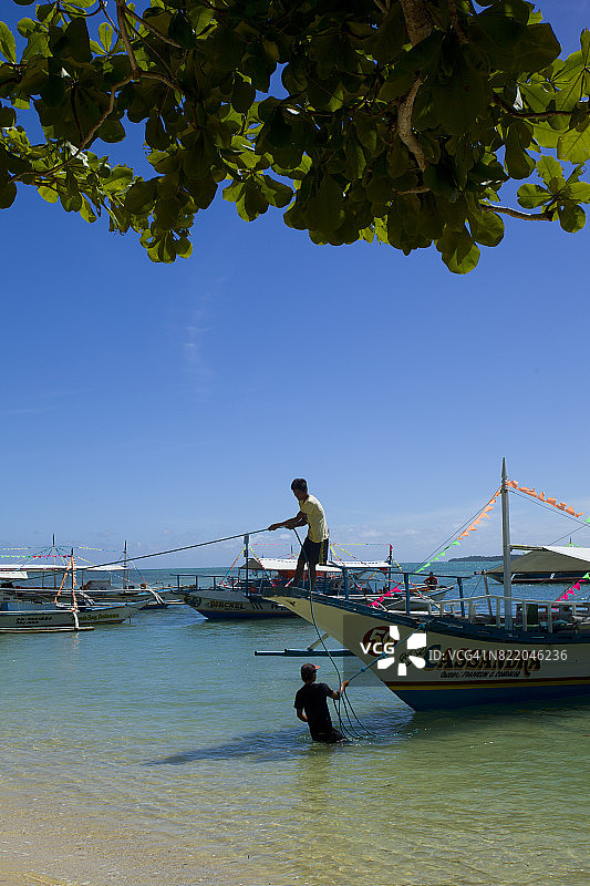 菲律宾巴拉望岛本田湾图片素材