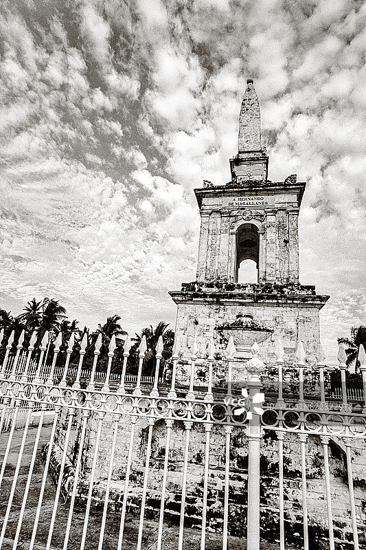 麦哲伦纪念碑图片素材