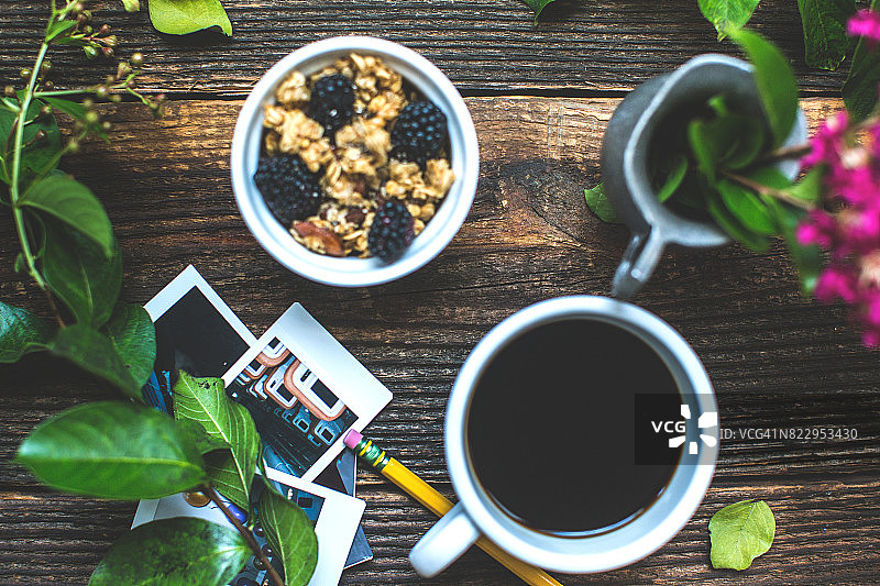 早餐咖啡生活方式静物摄影背景图片素材