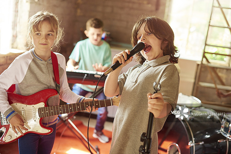 乐队排练图片素材