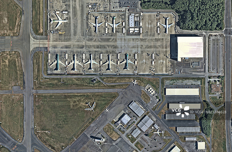西雅图机场图片素材