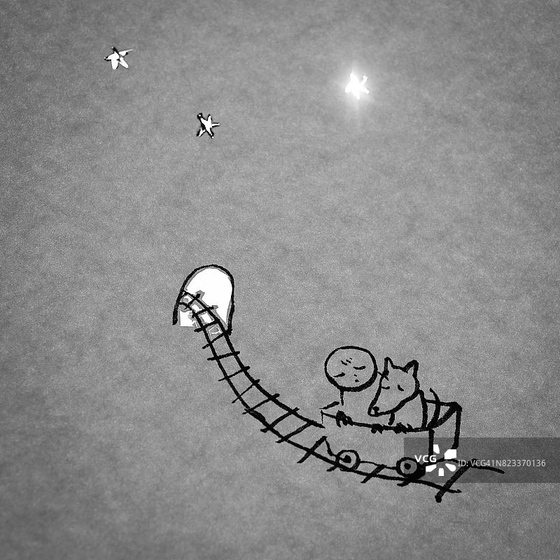 卡车上的一个人图片素材