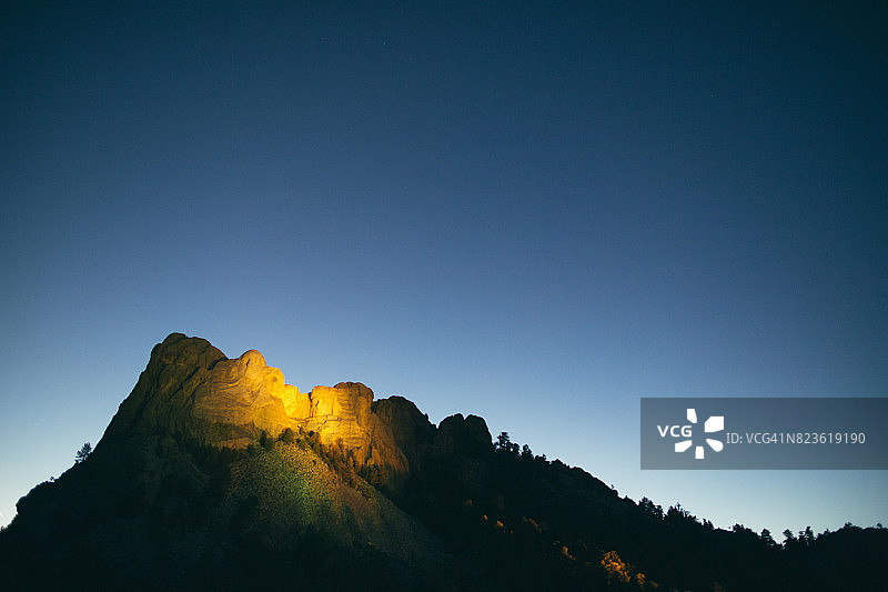 拉什莫尔山国家纪念碑图片素材