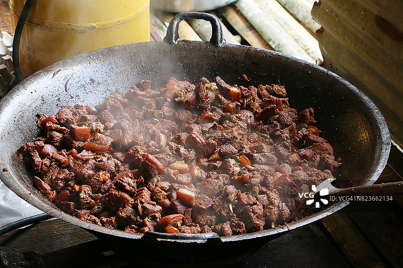 酱油炖猪肉图片素材