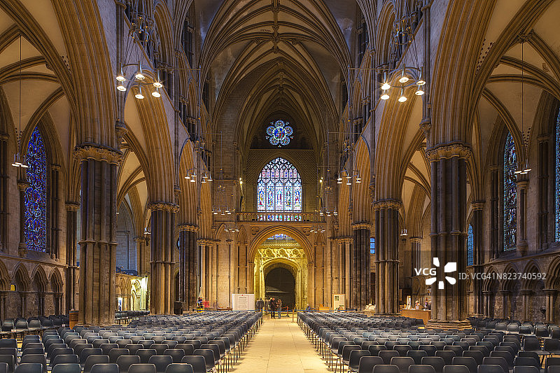 林肯大教堂内部（林肯）图片素材