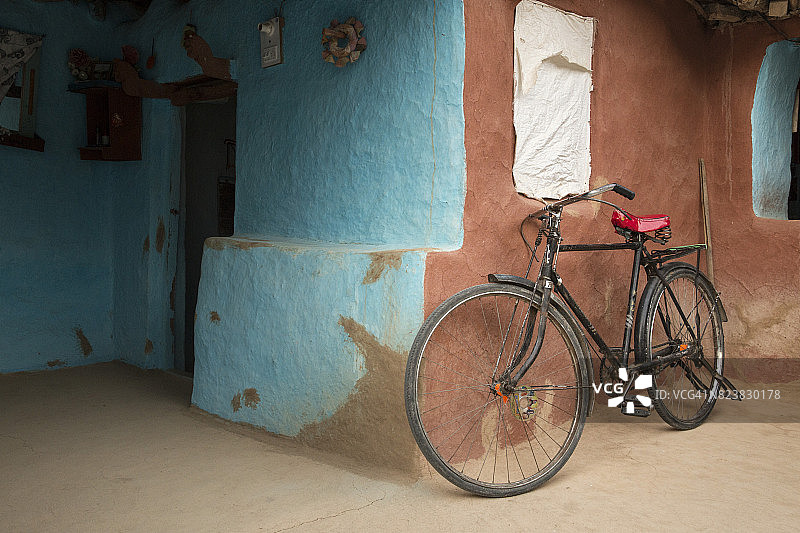 罗赫特加尔附近的比什诺伊村，拉贾斯坦邦，印度图片素材