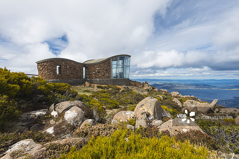 惠灵顿山观景点，霍巴特，塔斯马尼亚图片素材