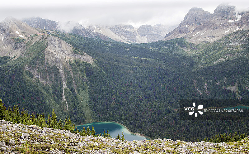 艾伯塔省奇迹峰图片素材