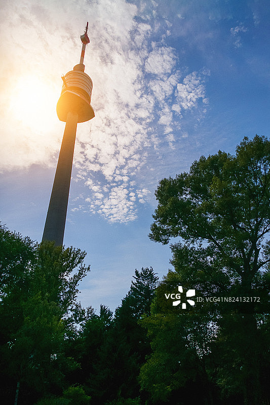 奥地利维也纳多瑙塔图片素材