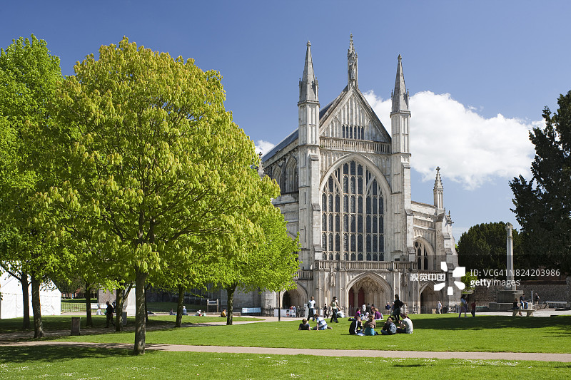 汉普郡温彻斯特大教堂图片素材