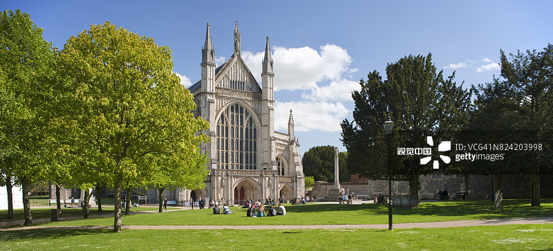 汉普郡温彻斯特大教堂图片素材