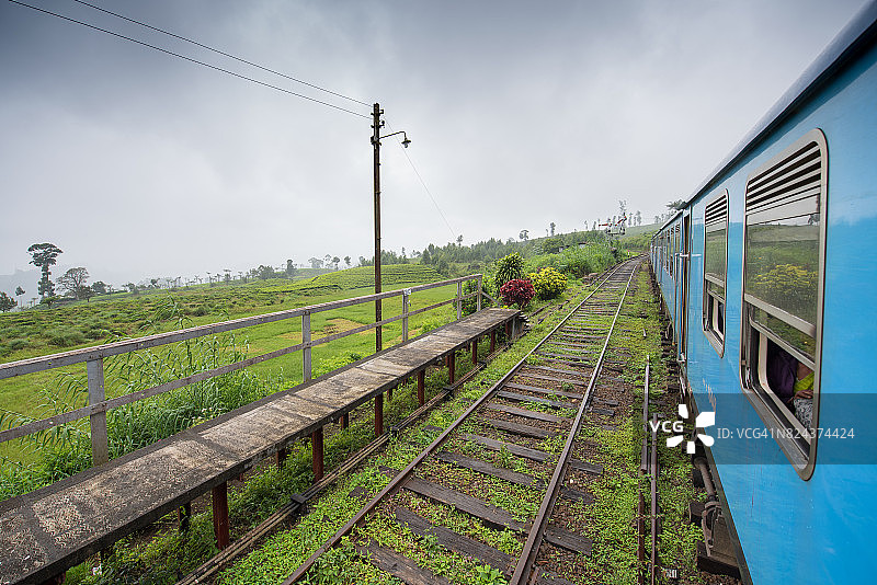 从埃拉到康提的列车，斯里兰卡图片素材
