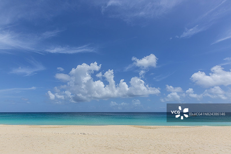 加勒比海安圭拉米兹湾海滩图片素材