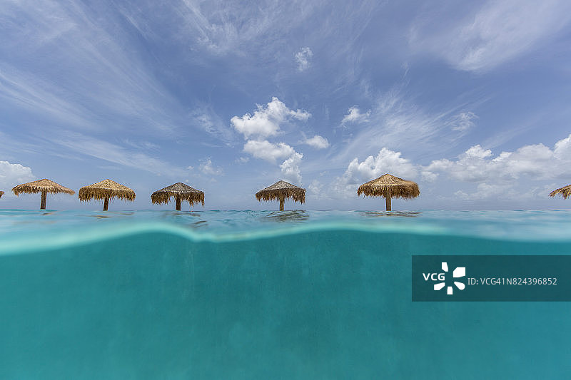 圣马丁岛加勒比海水下风光图片素材