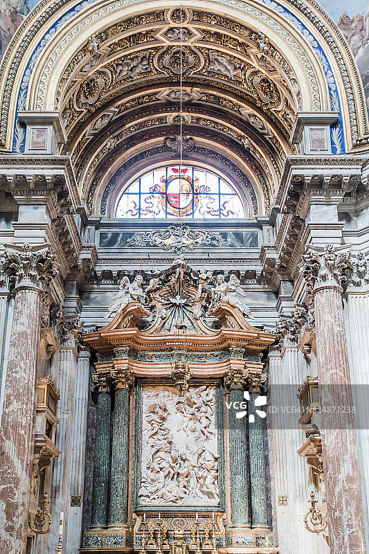 意大利拉齐奥罗马的圣阿涅塞·伊纳戈内教堂图片素材