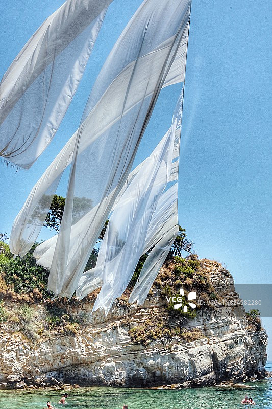 希腊扎金索斯州卡梅奥岛海滩图片素材