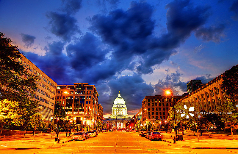 威斯康星州议会大厦图片素材