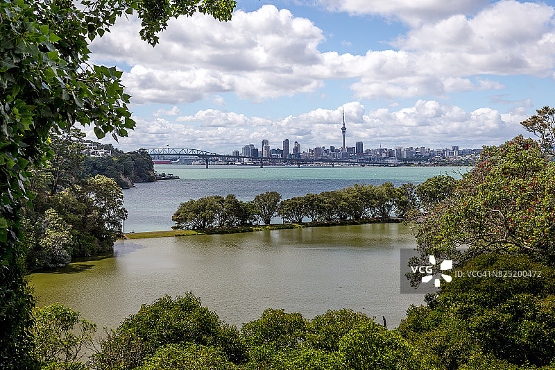 奥克兰城市远景图片素材