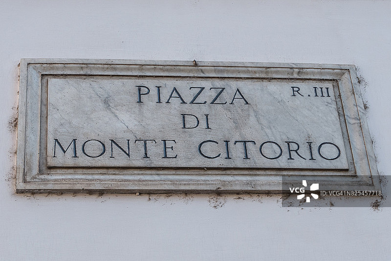 意大利拉齐奥，罗马蒙特奇itorio广场图片素材