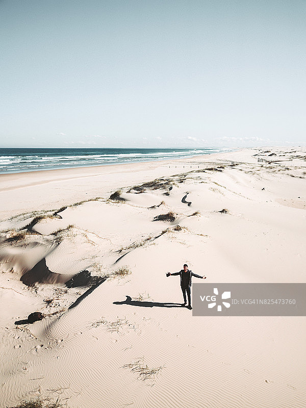 斯托克顿沙滩景观图片素材