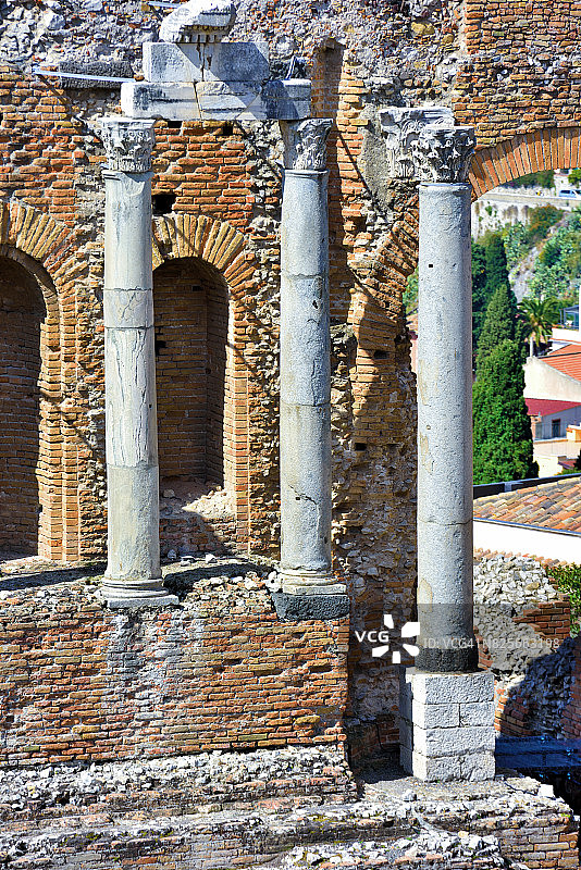 意大利西西里岛陶尔米纳风光图片素材