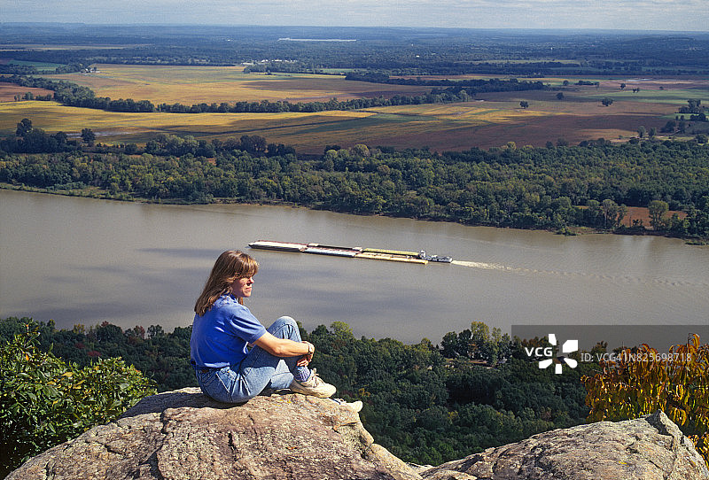 阿肯色河瞭望台图片素材