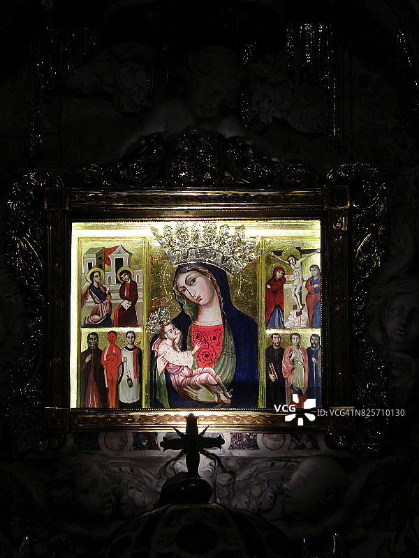 圣母玛利亚画像图片素材