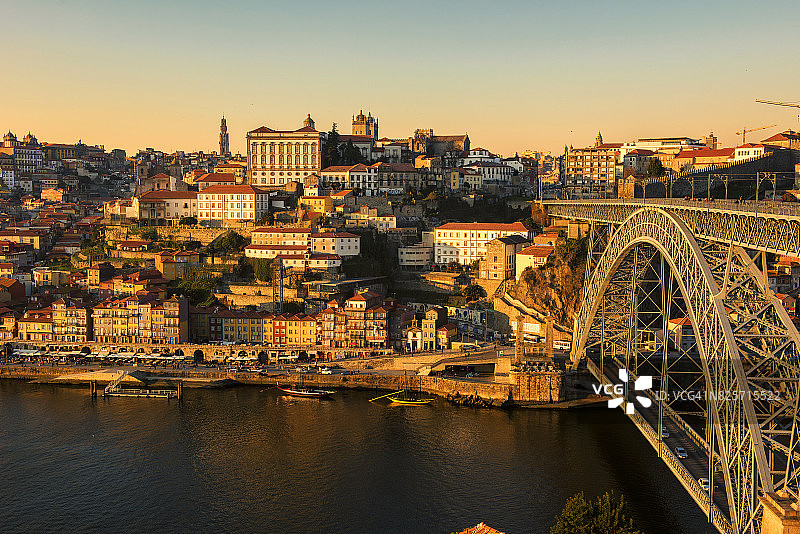 葡萄牙波尔图城市全景图片素材
