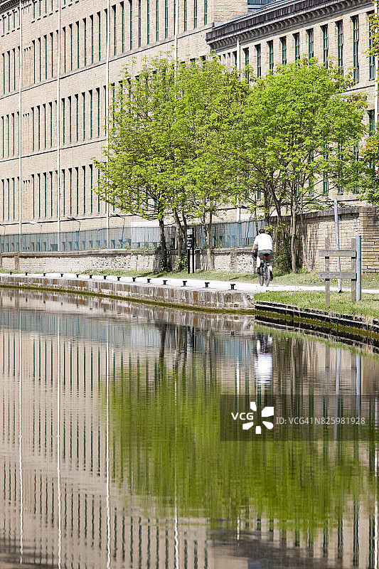 约克郡的索尔茨磨坊图片素材