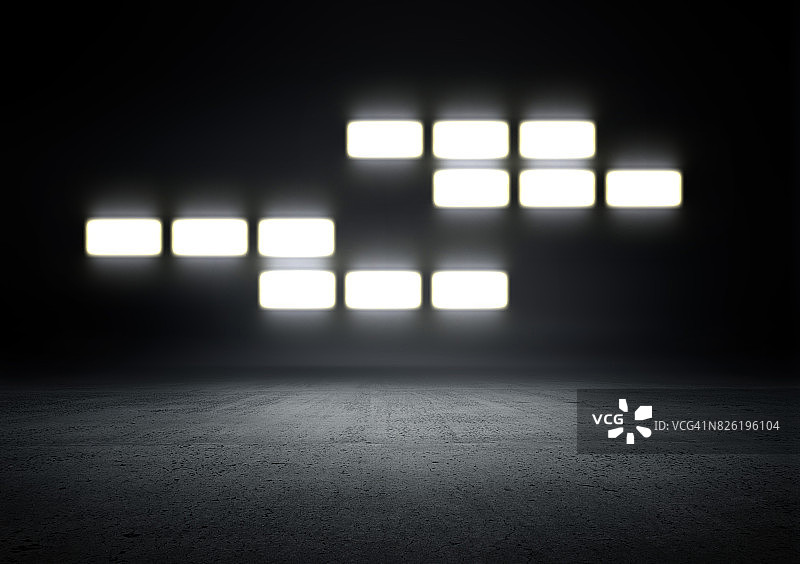 空旷的工作室背景照明图片素材