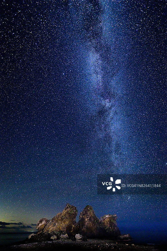 中国台湾兰屿岛双狮岩图片素材