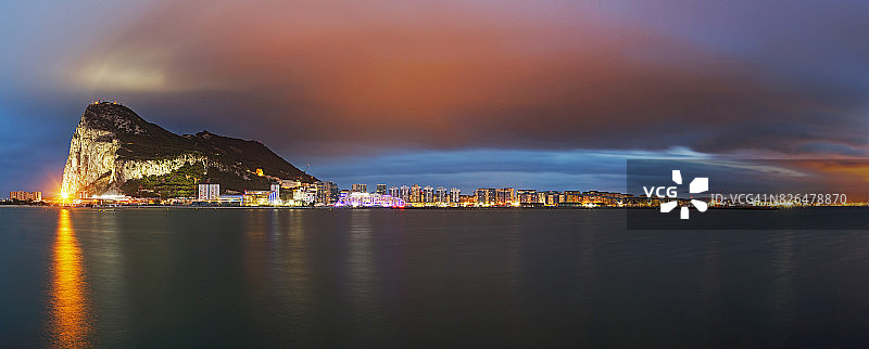 直布罗陀（全景）图片素材