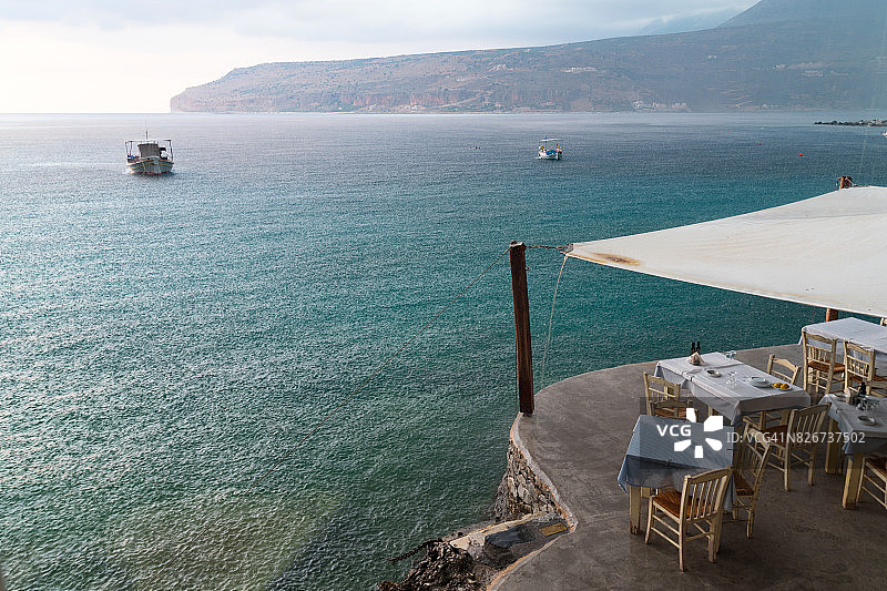 海边的餐厅图片素材
