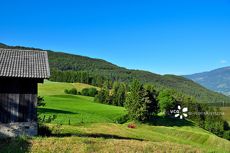 富内斯山谷全景图片素材