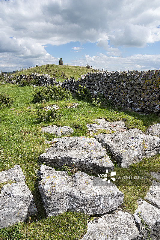 沃尔夫斯科特山三角点图片素材