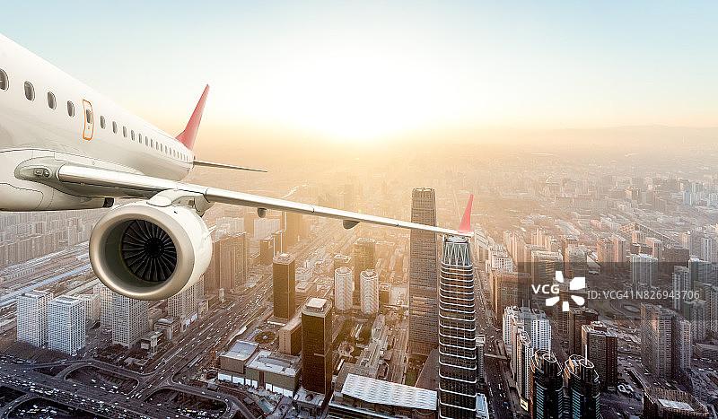 北京天际线图片素材